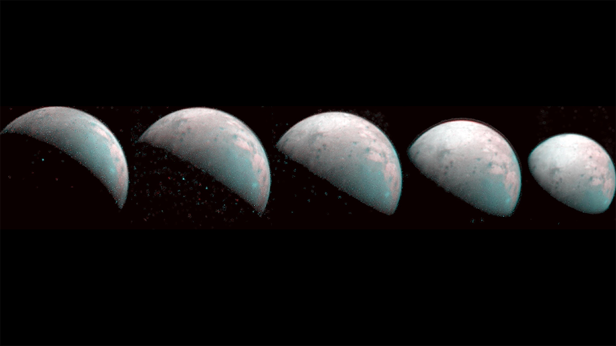 Jupiter-planeten Ganymedes måne