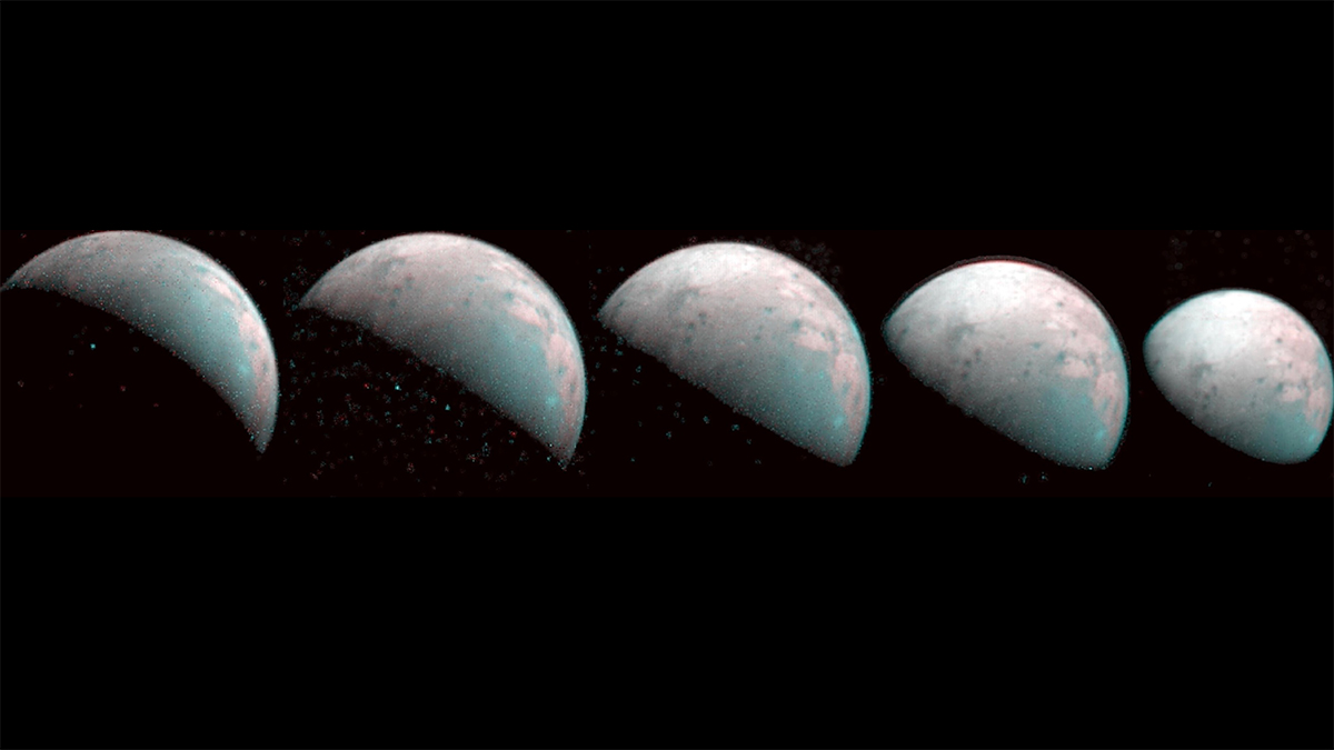 Planeta Jupiter Ganymede luna Planeta Jupiter Ganymede luna