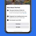 Facebook alerta coronavirus sursa