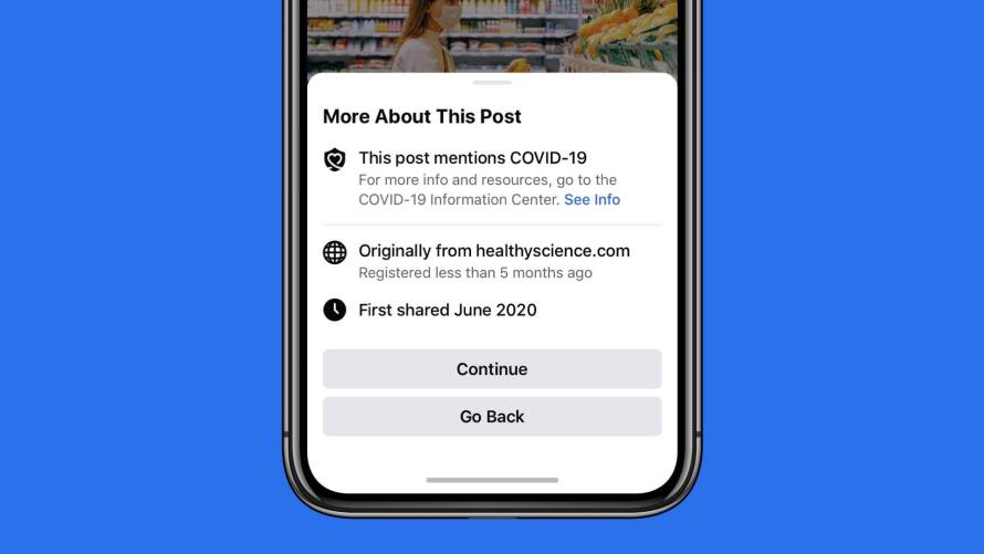 Facebook advarer kilden til coronavirus