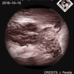 Atmósfera de ondas del planeta Venus