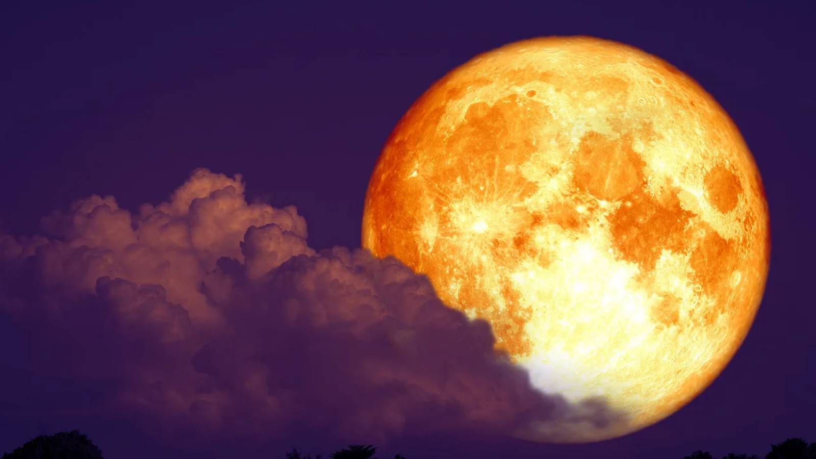 luna arancione