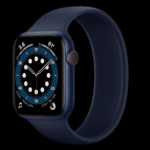 Apple Watch 6 bleue