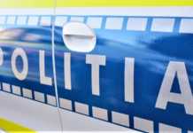 Uppmärksamhet av den rumänska polisen volan