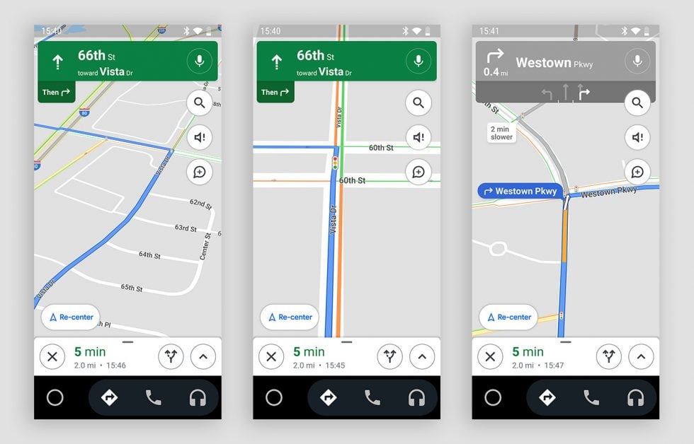 Google Maps traffic lights android