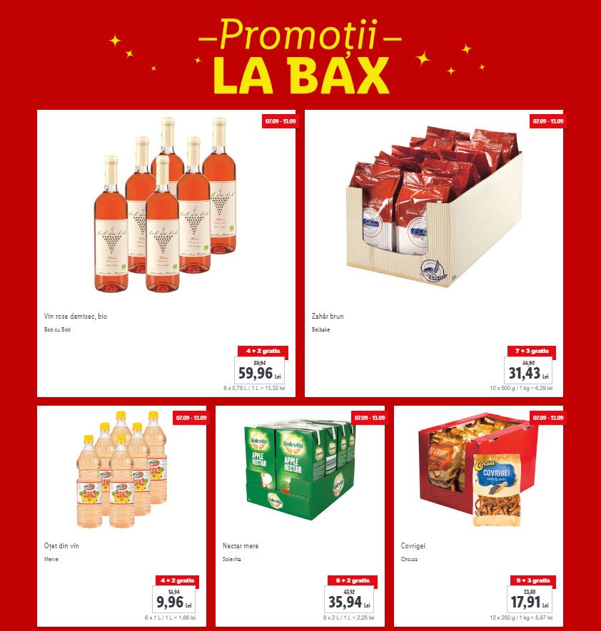 LIDL Romania bax promotii