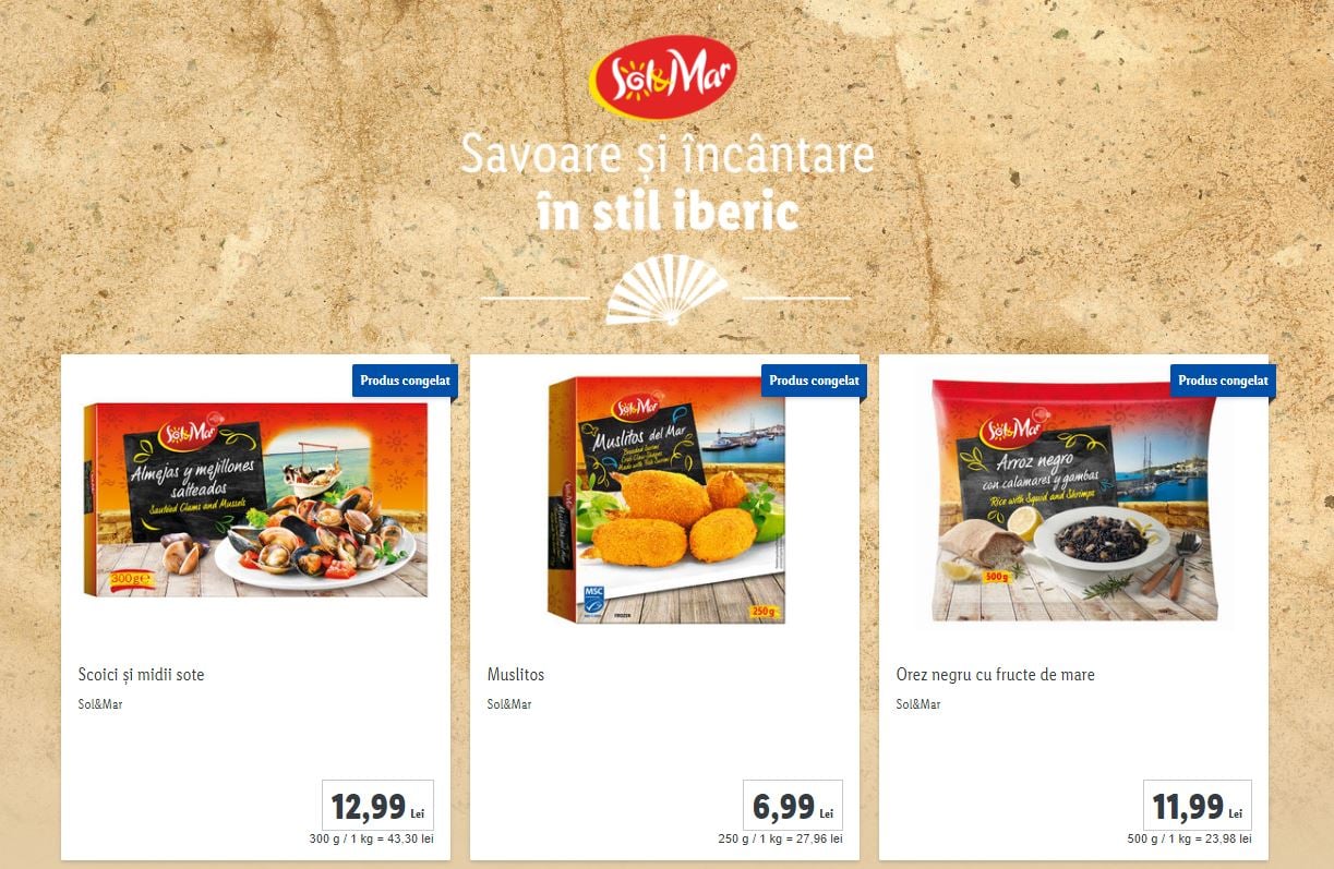 LIDL Romania spania oferte