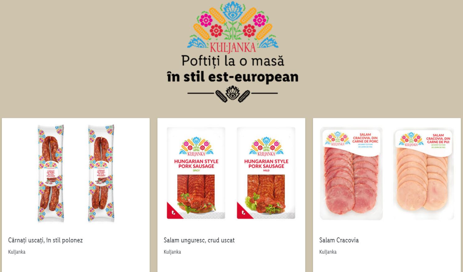 LIDL Romania unkarilaista ruokaa