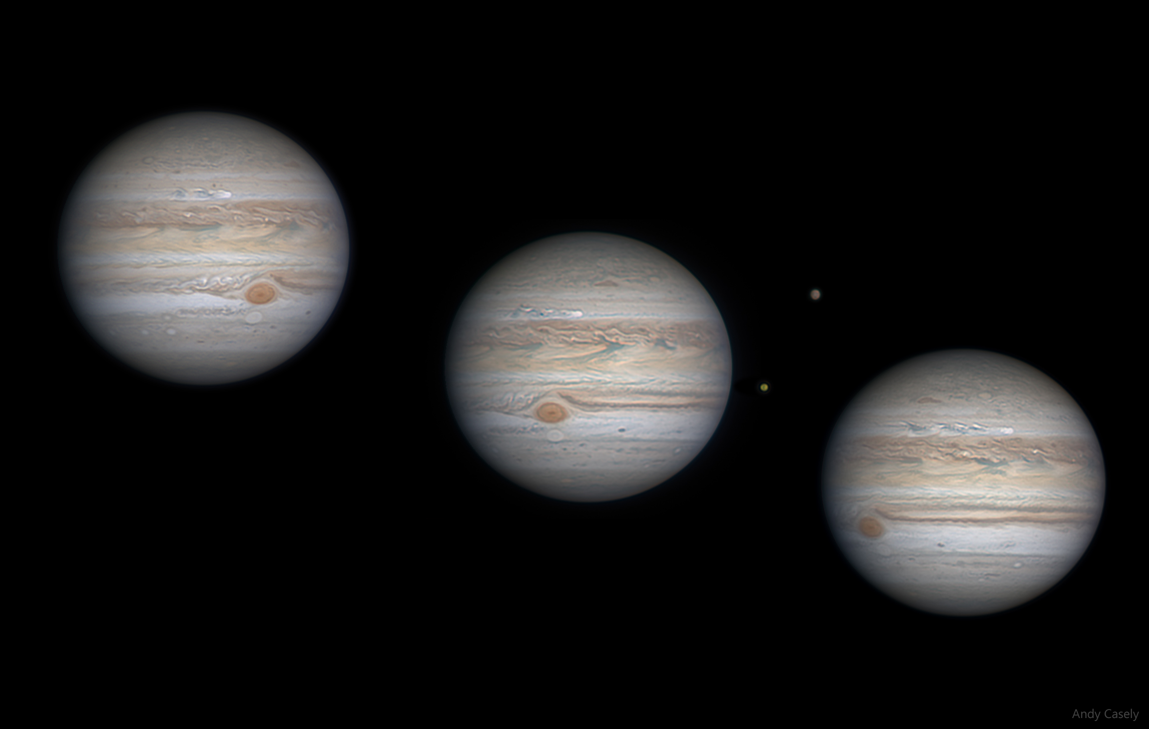 Sturmsysteme des Planeten Jupiter