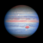 Planeta Jupiter ultraviolet imagine