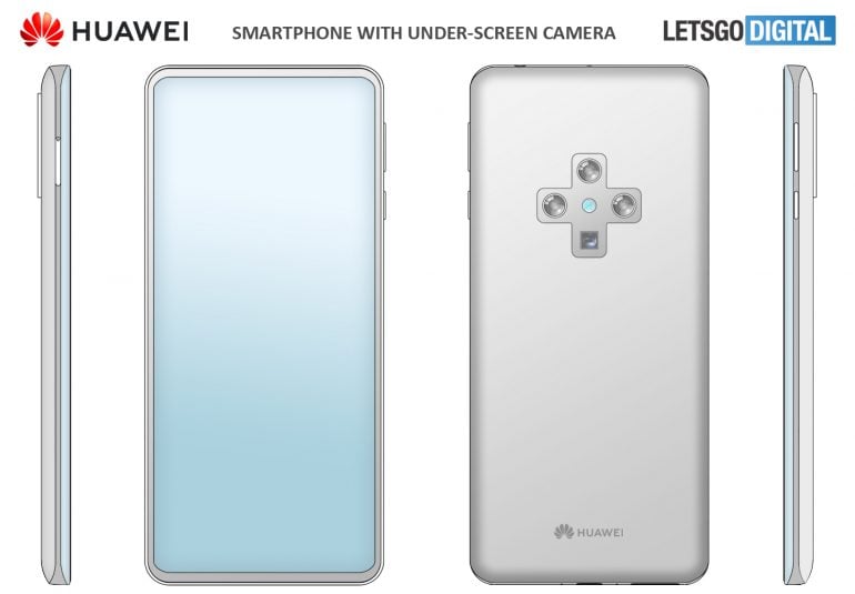 Huawei-telefoons kruisontwerp