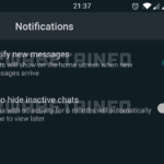 WhatsApp undisturbed notifications