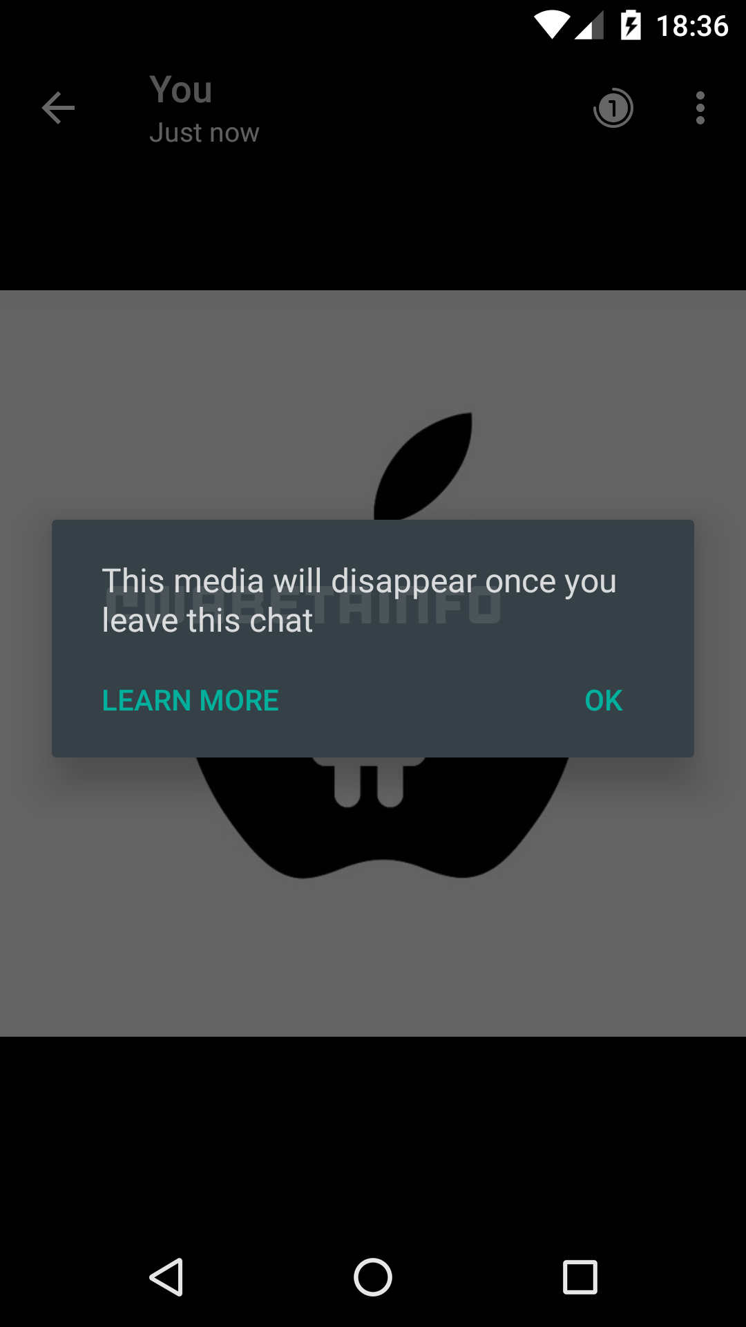 WhatsApp leave conversation