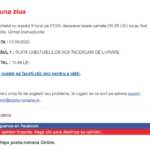 Romanian post online fraud warning