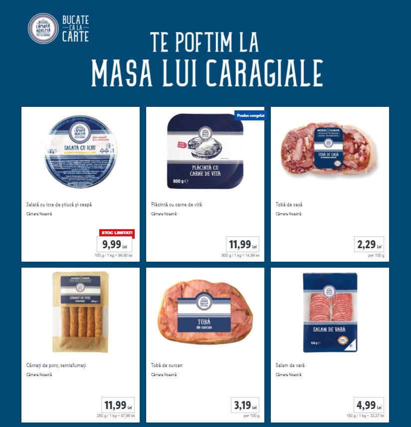 LIDL Romania caragiale camara