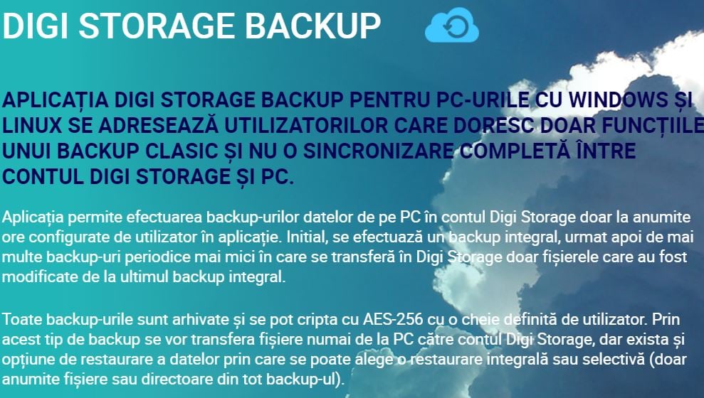 Stockage numérique de sauvegarde RCS et RDS