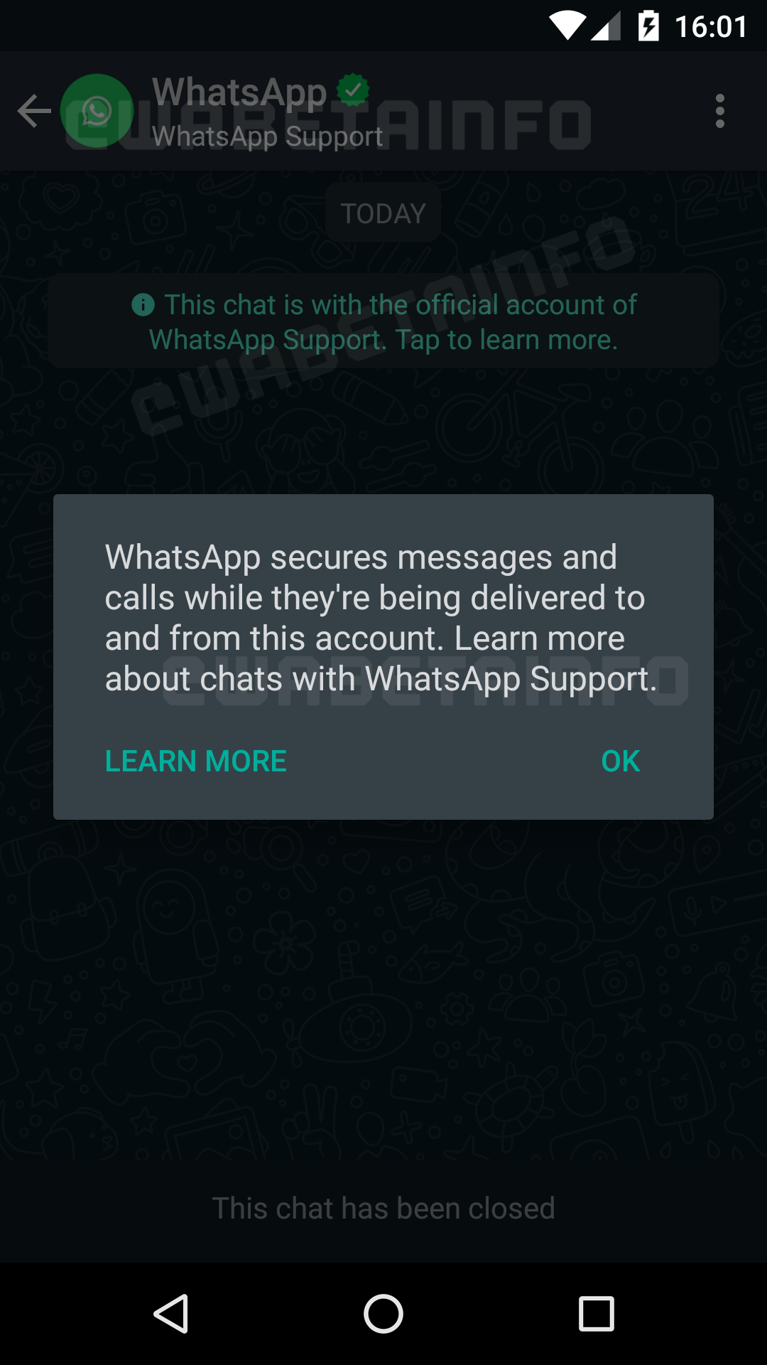 WhatsApp Dezvaluit suport