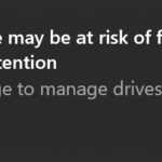 Windows 10 nvme warning