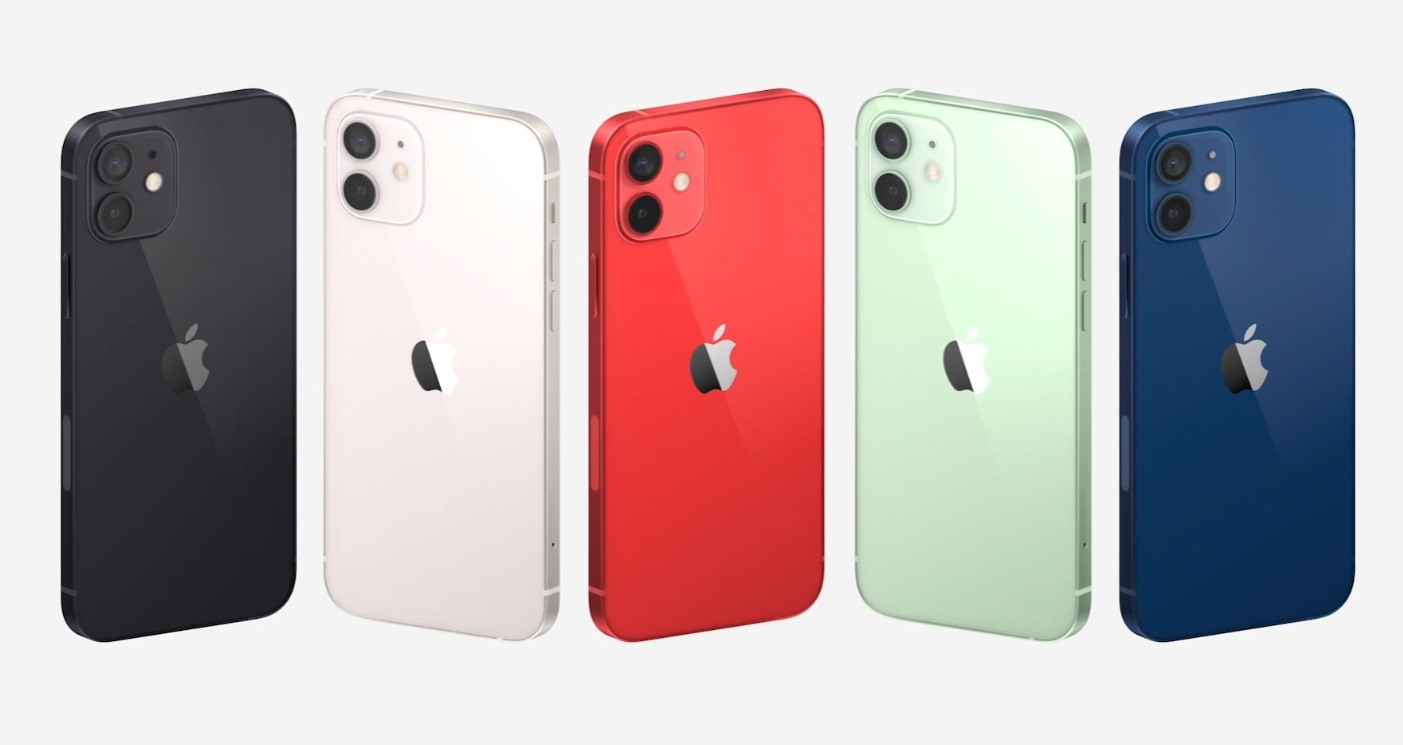 iPhone 12 nye farver