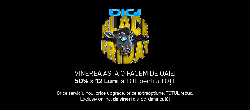 DIGI Rumänien im Angebot am Black Friday 2020 am Morgen