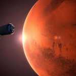 Planeten Mars utbrott