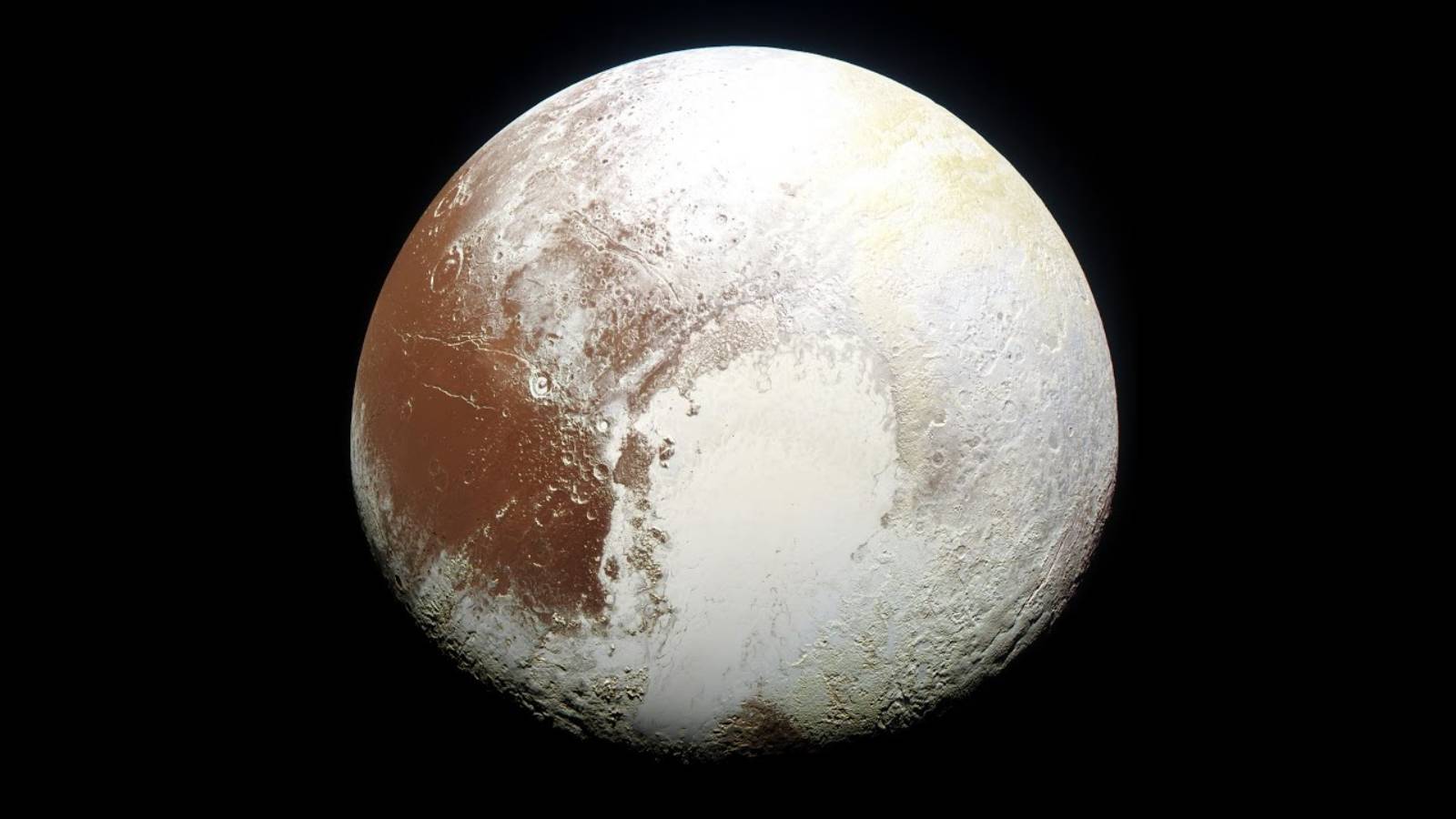 Planeta Pluto geografie