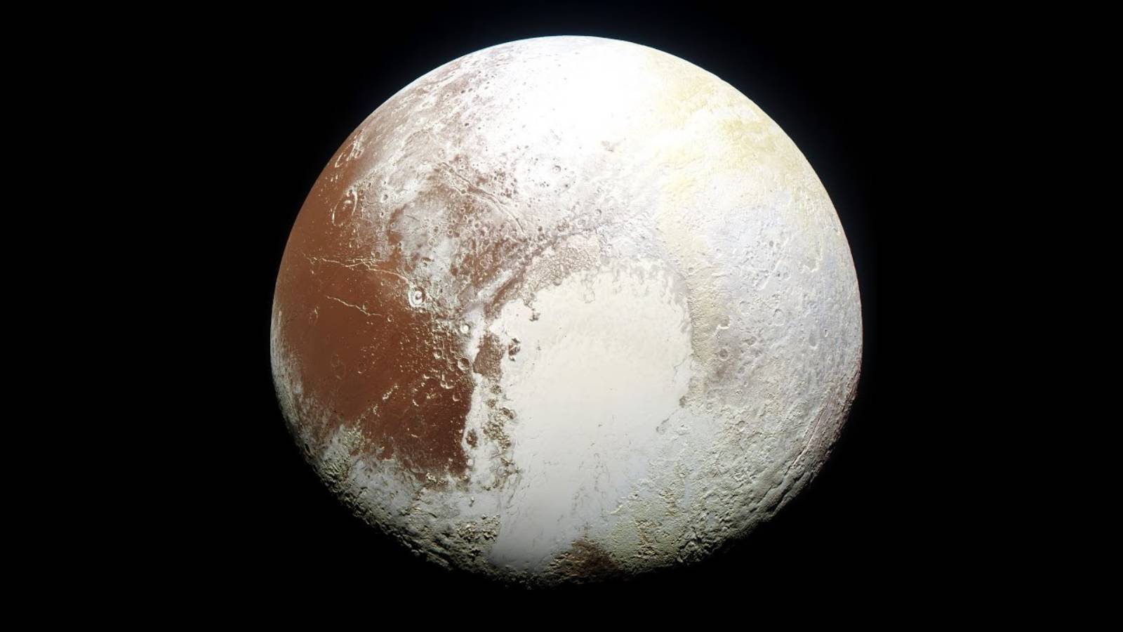 Planet Pluto geografi