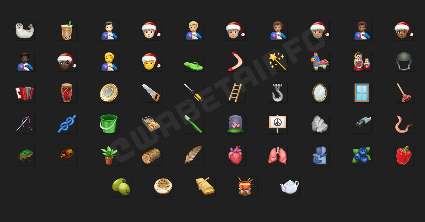 WhatsApp craciun emoji