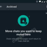 WhatsApp ignore les conversations