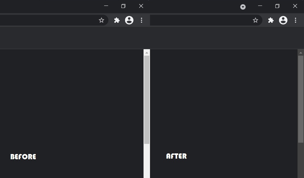 Google Chrome dark theme