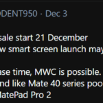 Releaseschema Huawei P50 Pro