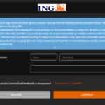 ING Bank formular activare HomeBank