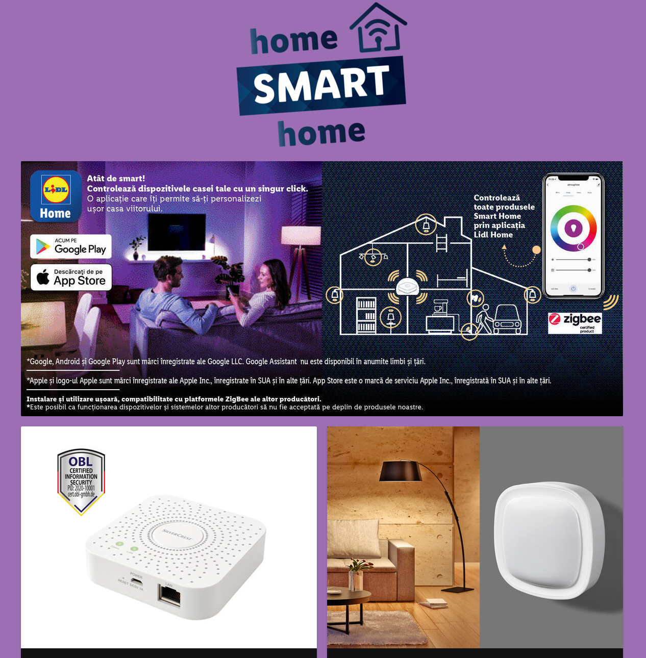 LIDL Romania iot smart home