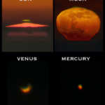 Planeta Venus verde atmosfera