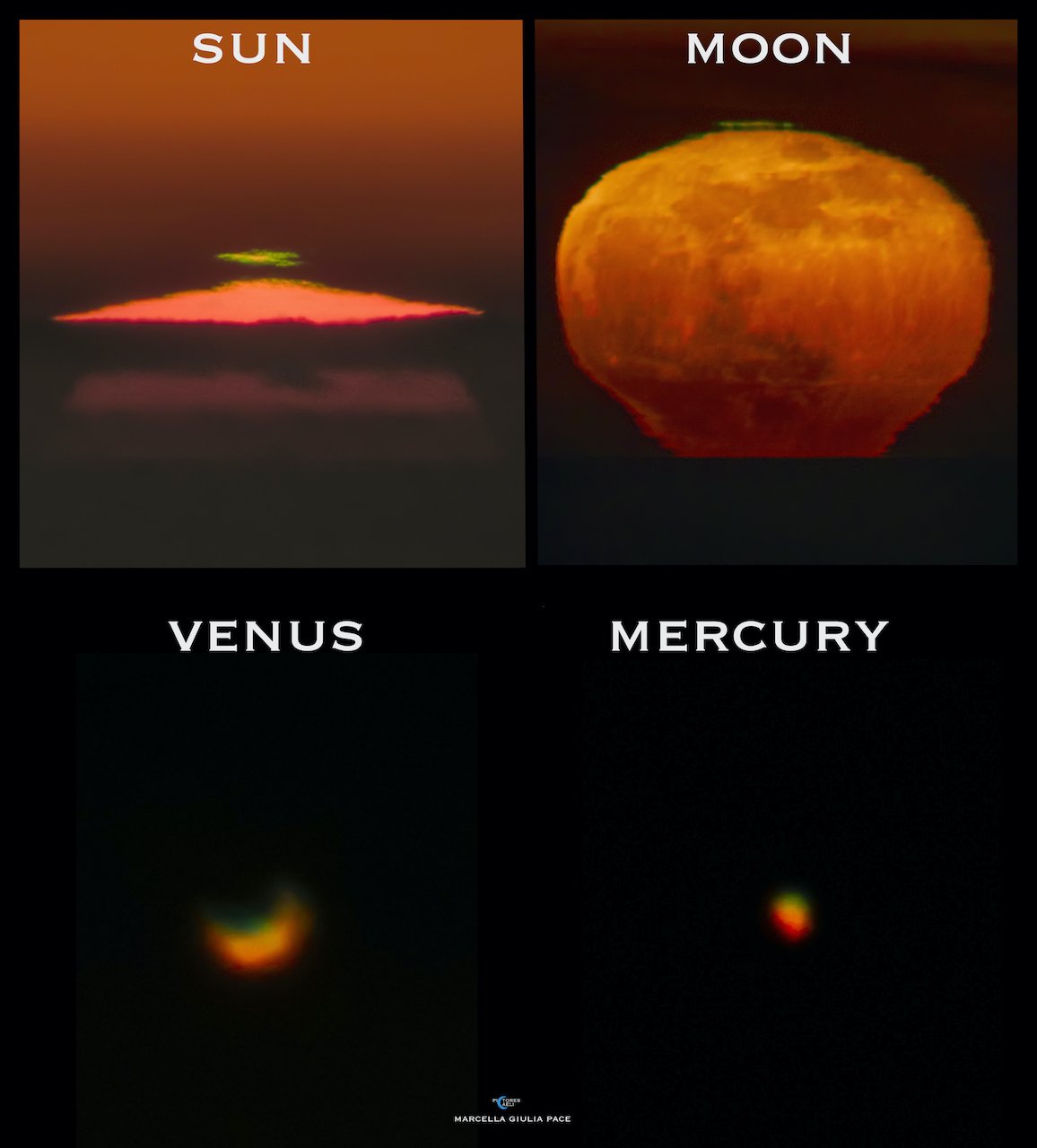 Planeta Venus verde atmosfera