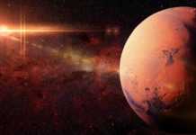 Abweichung des Planeten Mars