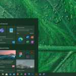 Interface ronde de Windows 10