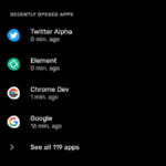 Android 12 geheim menu