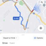 Wijziging van de Google Maps-interface voor navigatie met fotobegeleiding