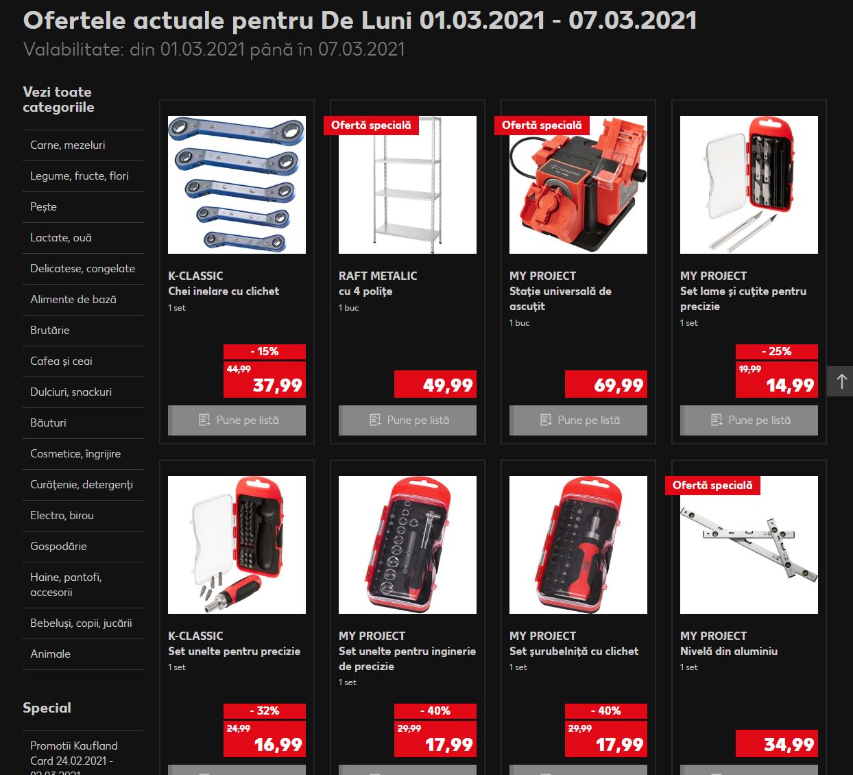 Outils Kaufland OFFRES