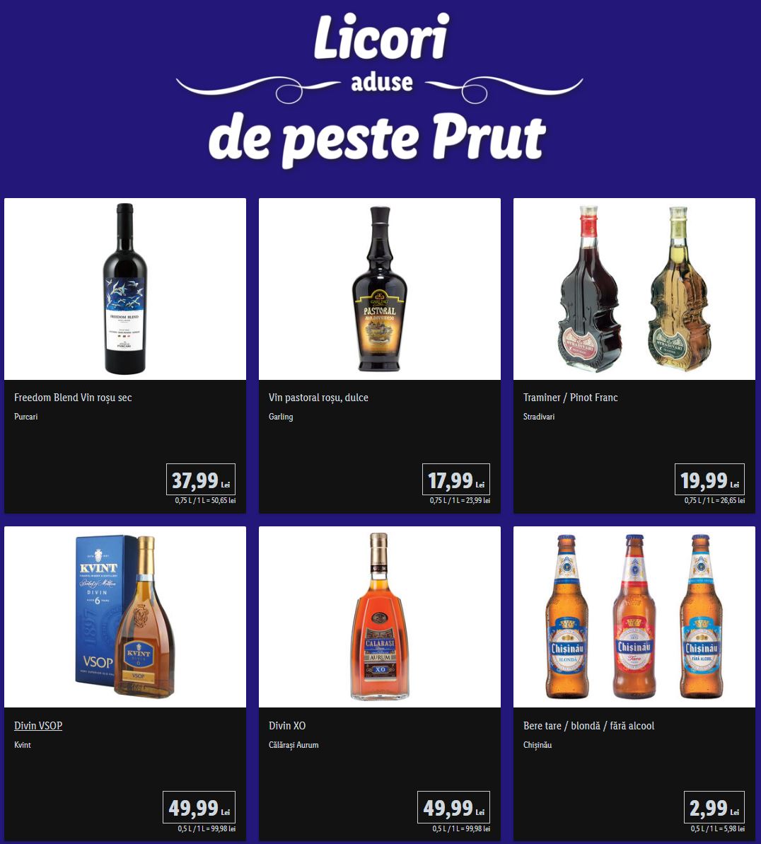 LIDL Roumanie Moldavie prut