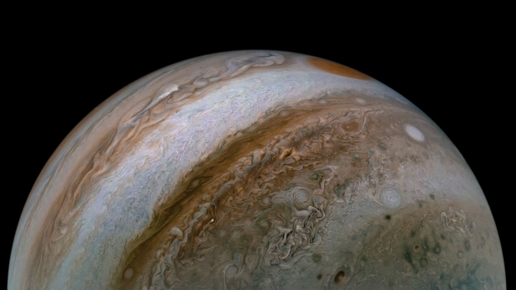 Planeta Jupiter patrundere vanturi