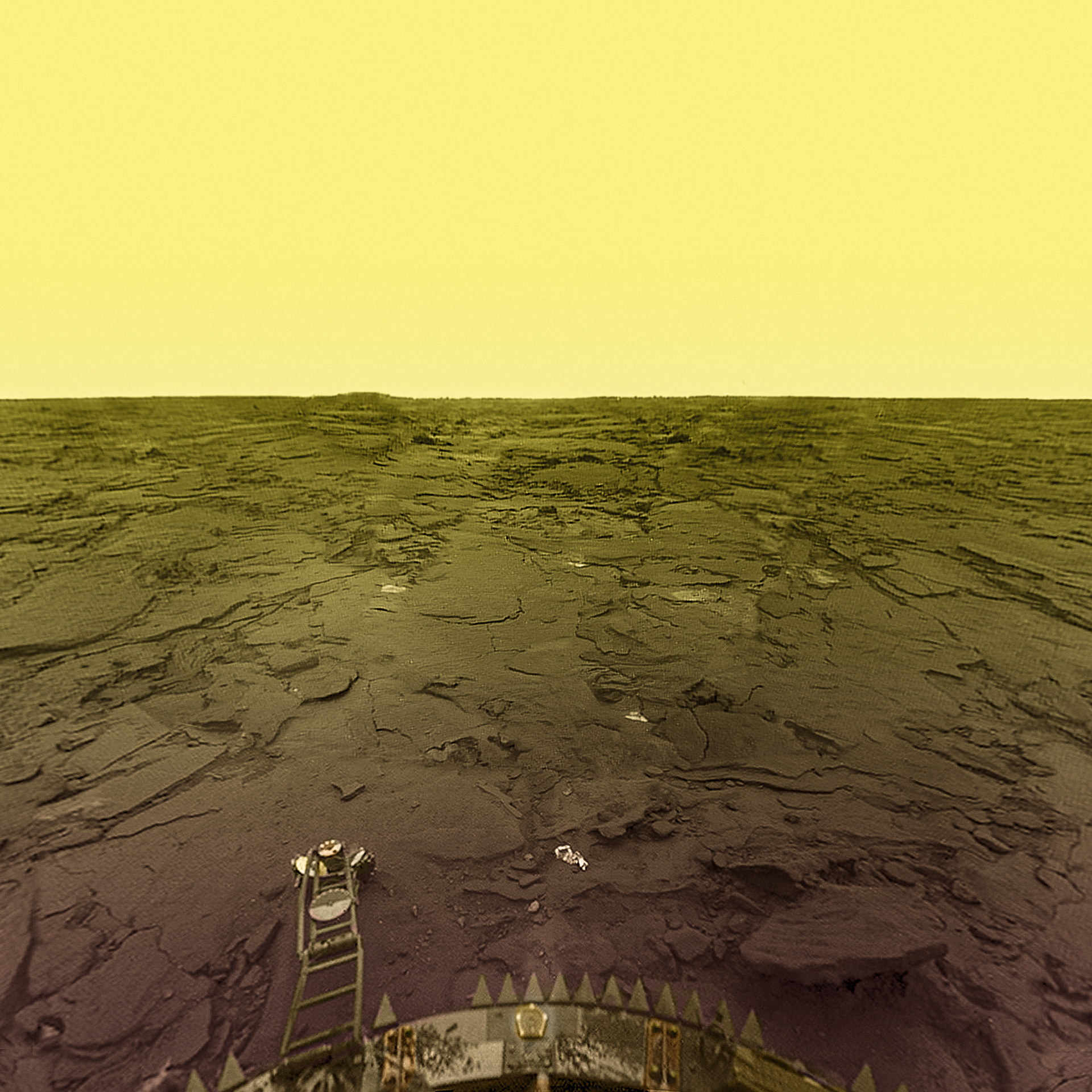 Venus planeet geel panorama