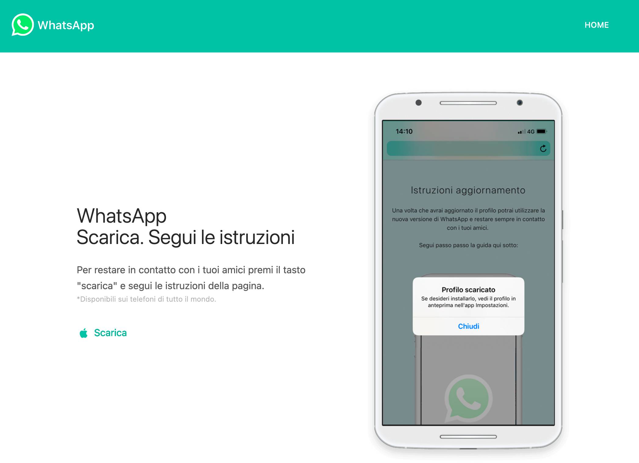 WhatsApp configurator instalare