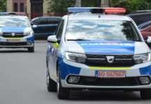 Avvertimento della polizia stradale rumena