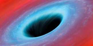 Schwarzes Loch bewegt sich