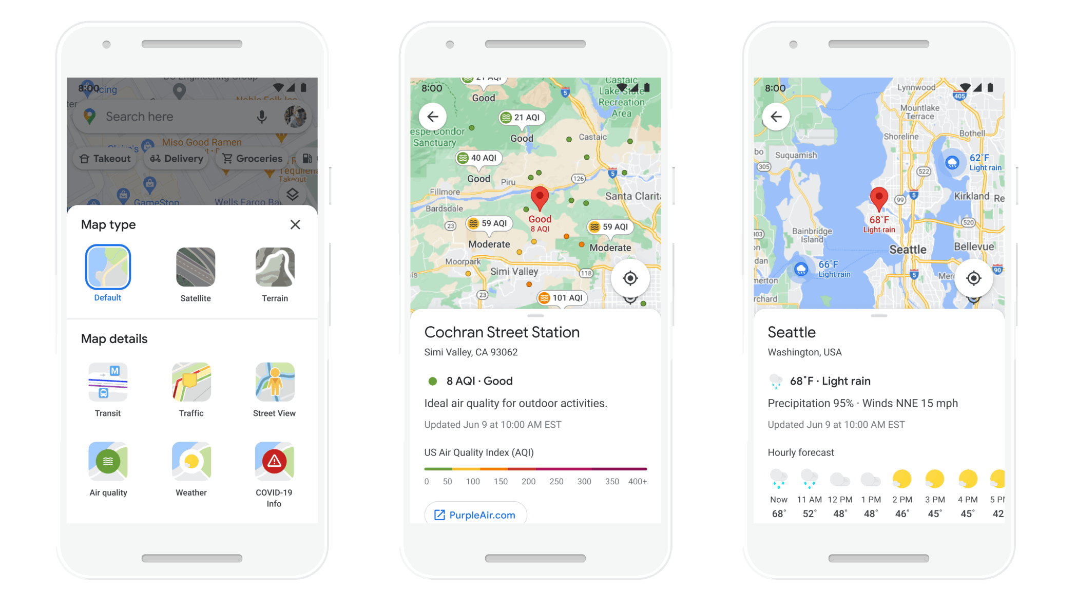 Fonctions des changements importants de Google Maps 2021