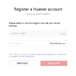 Huawei petalmail inregistrare