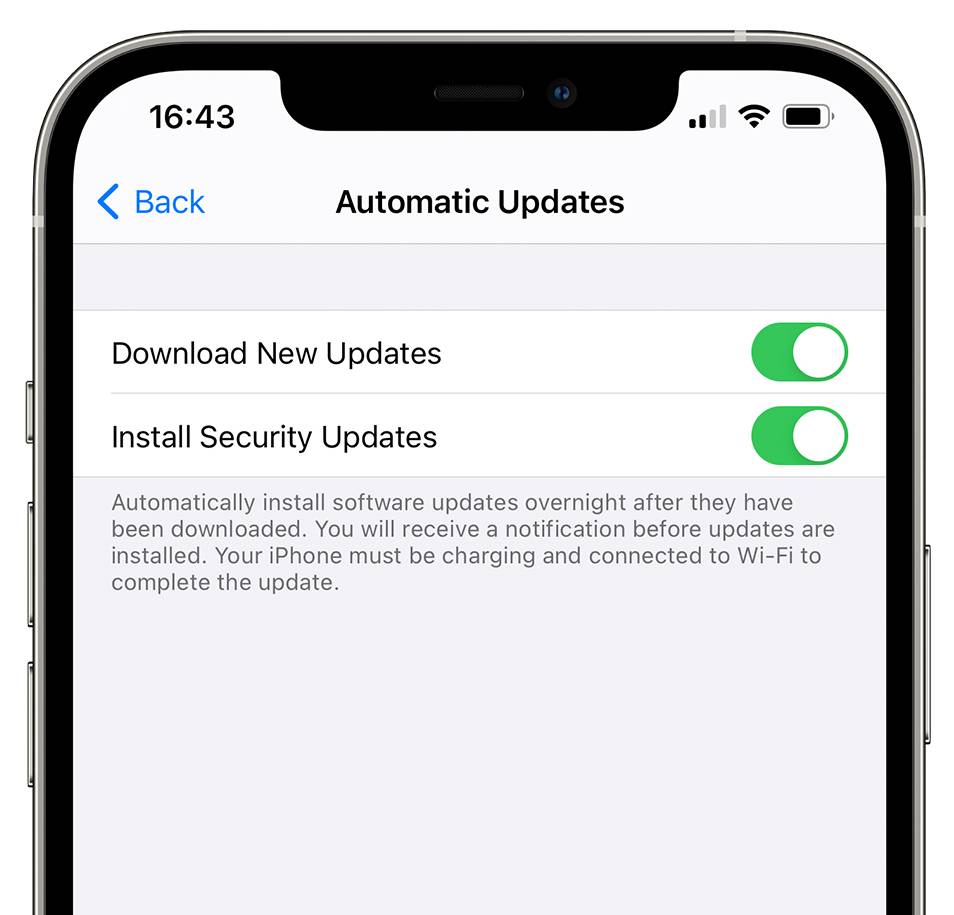 iOS 14.5 security updates distribution