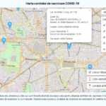 mapa centrum szczepień typu szczepionka w Rumunii